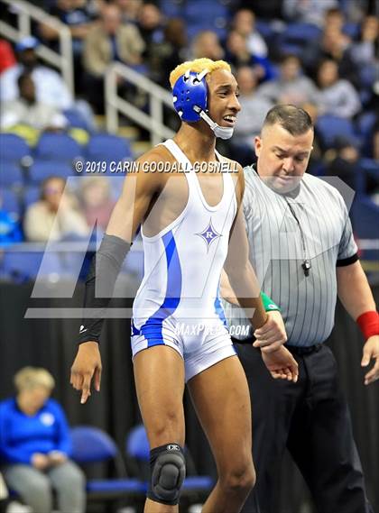 Thumbnail 2 in NCHSAA State 4A Wrestling Championships (Finals) photogallery.
