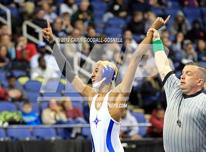 Thumbnail 3 in NCHSAA State 4A Wrestling Championships (Finals) photogallery.