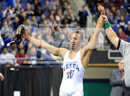 Thumbnail 2 in NCHSAA State 4A Wrestling Championships (Finals) photogallery.