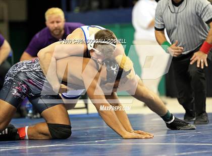 Thumbnail 3 in NCHSAA State 4A Wrestling Championships (Finals) photogallery.