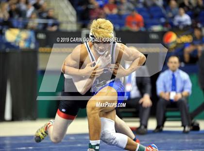 Thumbnail 1 in NCHSAA State 4A Wrestling Championships (Finals) photogallery.