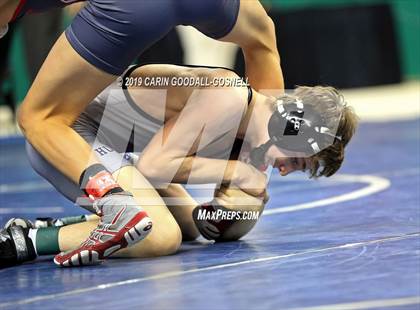 Thumbnail 1 in NCHSAA State 4A Wrestling Championships (Finals) photogallery.