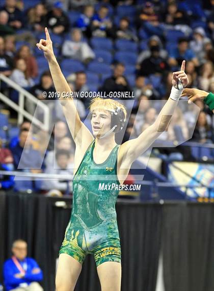 Thumbnail 2 in NCHSAA State 4A Wrestling Championships (Finals) photogallery.