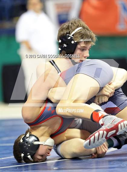 Thumbnail 2 in NCHSAA State 4A Wrestling Championships (Finals) photogallery.