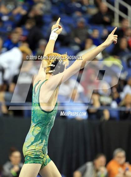Thumbnail 3 in NCHSAA State 4A Wrestling Championships (Finals) photogallery.