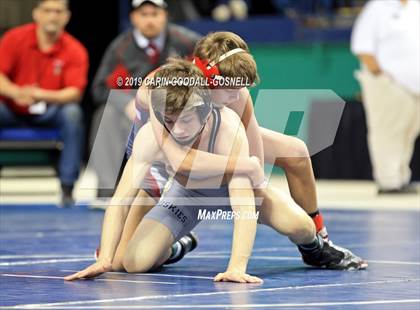 Thumbnail 1 in NCHSAA State 4A Wrestling Championships (Finals) photogallery.