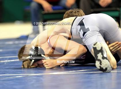 Thumbnail 2 in NCHSAA State 4A Wrestling Championships (Finals) photogallery.