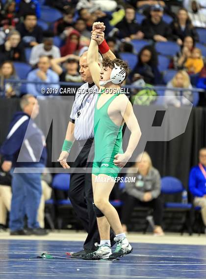 Thumbnail 2 in NCHSAA State 4A Wrestling Championships (Finals) photogallery.
