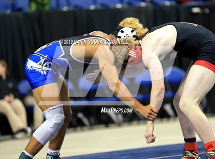 Thumbnail 2 in NCHSAA State 4A Wrestling Championships (Finals) photogallery.