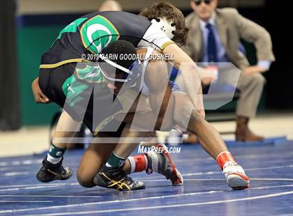 Thumbnail 3 in NCHSAA State 4A Wrestling Championships (Finals) photogallery.