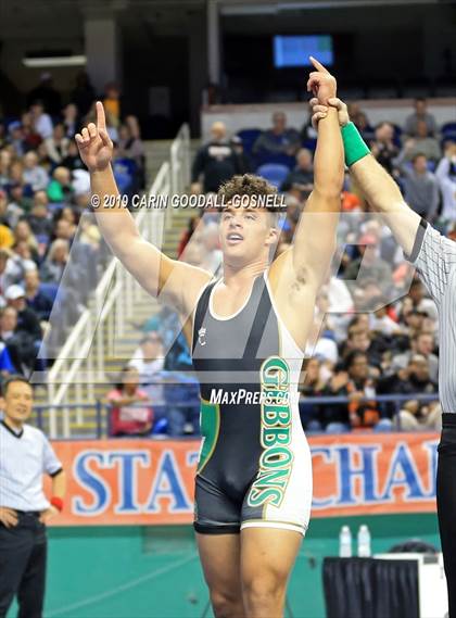 Thumbnail 3 in NCHSAA State 4A Wrestling Championships (Finals) photogallery.
