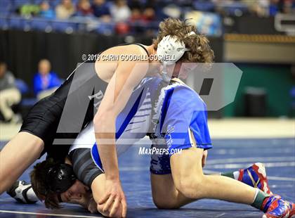 Thumbnail 1 in NCHSAA State 4A Wrestling Championships (Finals) photogallery.