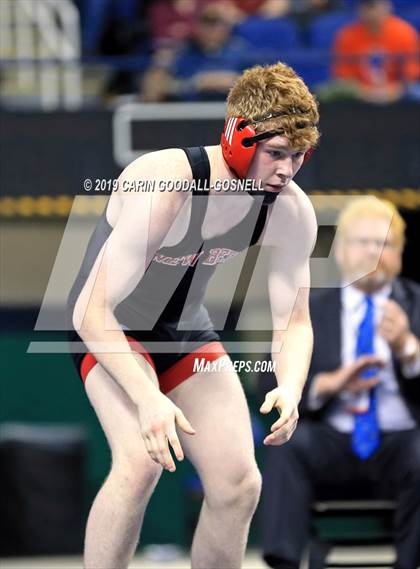 Thumbnail 3 in NCHSAA State 4A Wrestling Championships (Finals) photogallery.