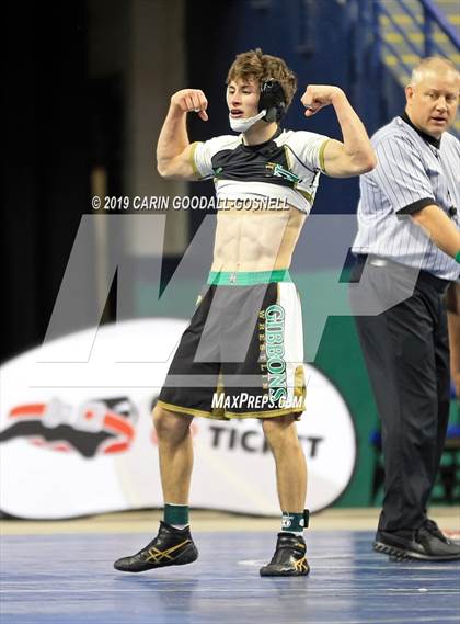 Thumbnail 1 in NCHSAA State 4A Wrestling Championships (Finals) photogallery.