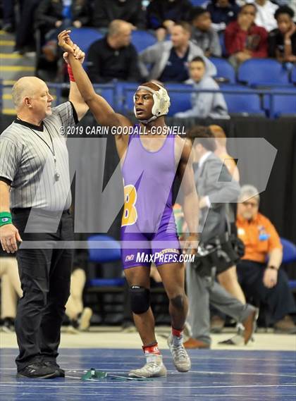 Thumbnail 3 in NCHSAA State 4A Wrestling Championships (Finals) photogallery.