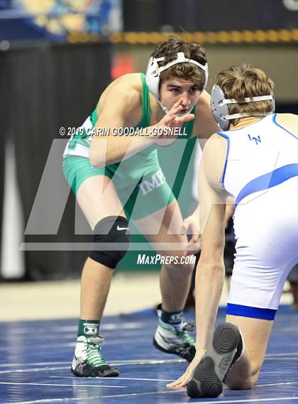Thumbnail 2 in NCHSAA State 4A Wrestling Championships (Finals) photogallery.