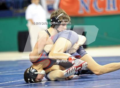 Thumbnail 1 in NCHSAA State 4A Wrestling Championships (Finals) photogallery.