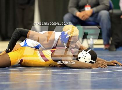 Thumbnail 3 in NCHSAA State 4A Wrestling Championships (Finals) photogallery.