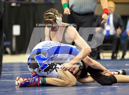 Thumbnail 1 in NCHSAA State 4A Wrestling Championships (Finals) photogallery.
