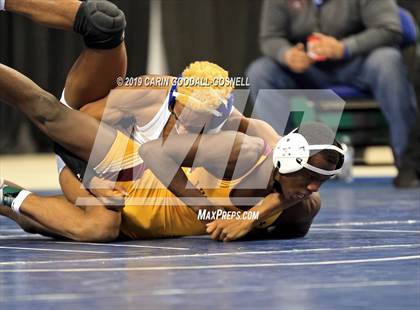 Thumbnail 2 in NCHSAA State 4A Wrestling Championships (Finals) photogallery.