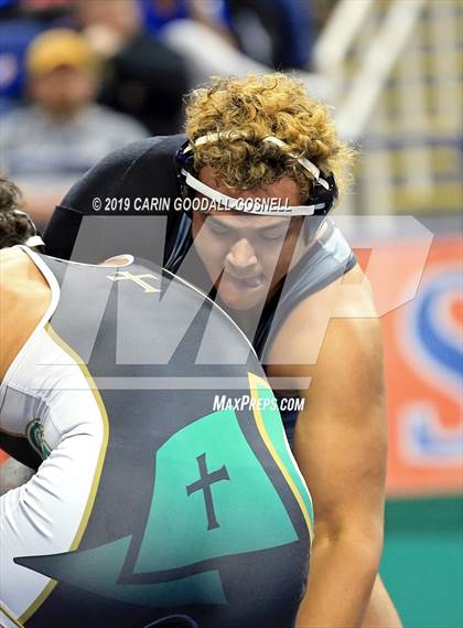 Thumbnail 1 in NCHSAA State 4A Wrestling Championships (Finals) photogallery.