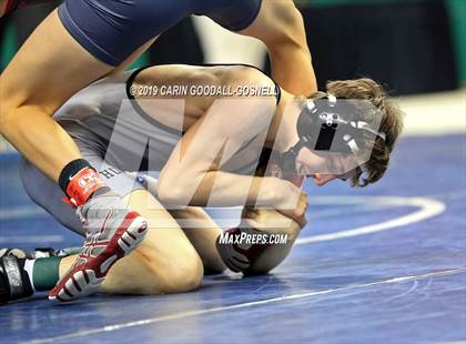 Thumbnail 3 in NCHSAA State 4A Wrestling Championships (Finals) photogallery.