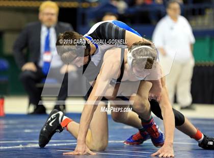 Thumbnail 1 in NCHSAA State 4A Wrestling Championships (Finals) photogallery.