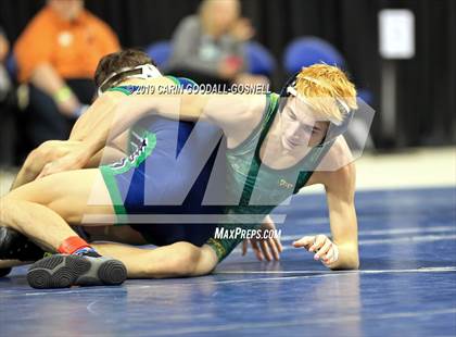 Thumbnail 3 in NCHSAA State 4A Wrestling Championships (Finals) photogallery.