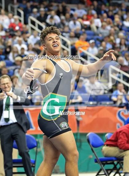 Thumbnail 3 in NCHSAA State 4A Wrestling Championships (Finals) photogallery.