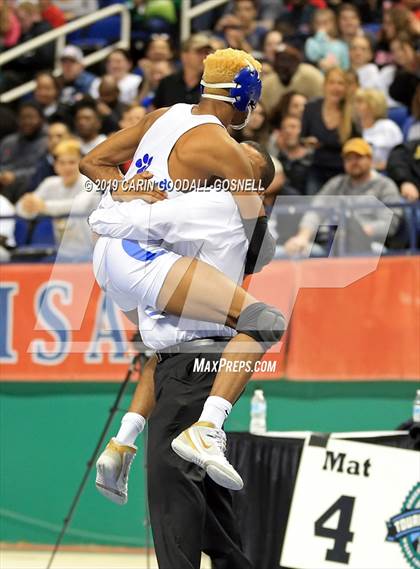 Thumbnail 3 in NCHSAA State 4A Wrestling Championships (Finals) photogallery.