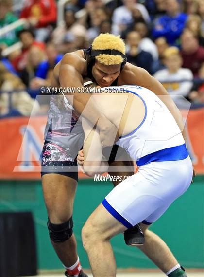 Thumbnail 2 in NCHSAA State 4A Wrestling Championships (Finals) photogallery.
