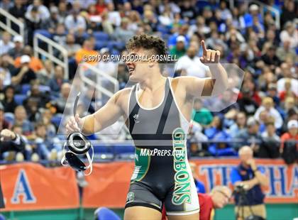 Thumbnail 2 in NCHSAA State 4A Wrestling Championships (Finals) photogallery.