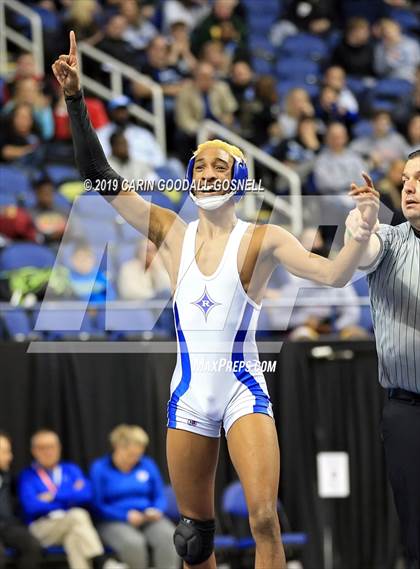 Thumbnail 3 in NCHSAA State 4A Wrestling Championships (Finals) photogallery.