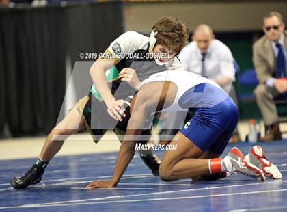 Thumbnail 3 in NCHSAA State 4A Wrestling Championships (Finals) photogallery.