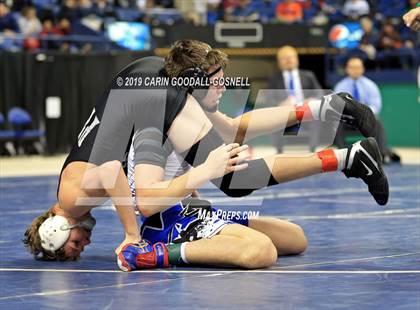 Thumbnail 3 in NCHSAA State 4A Wrestling Championships (Finals) photogallery.