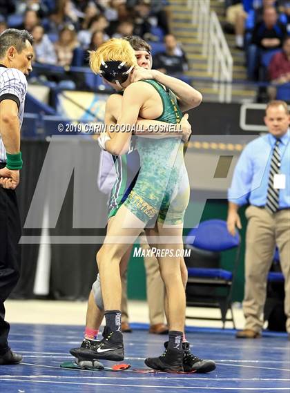 Thumbnail 2 in NCHSAA State 4A Wrestling Championships (Finals) photogallery.