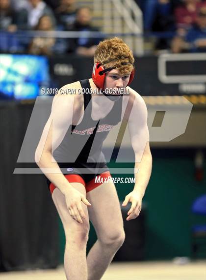 Thumbnail 2 in NCHSAA State 4A Wrestling Championships (Finals) photogallery.