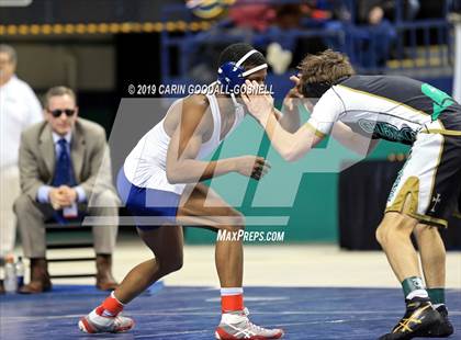 Thumbnail 2 in NCHSAA State 4A Wrestling Championships (Finals) photogallery.