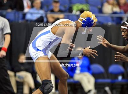 Thumbnail 2 in NCHSAA State 4A Wrestling Championships (Finals) photogallery.