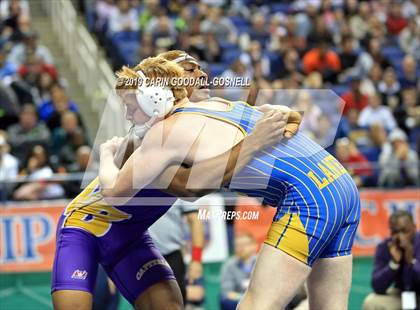 Thumbnail 2 in NCHSAA State 4A Wrestling Championships (Finals) photogallery.