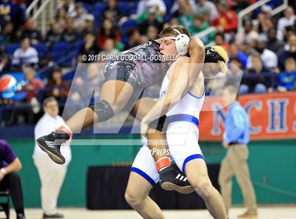 Thumbnail 3 in NCHSAA State 4A Wrestling Championships (Finals) photogallery.