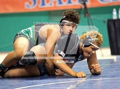 Thumbnail 3 in NCHSAA State 4A Wrestling Championships (Finals) photogallery.