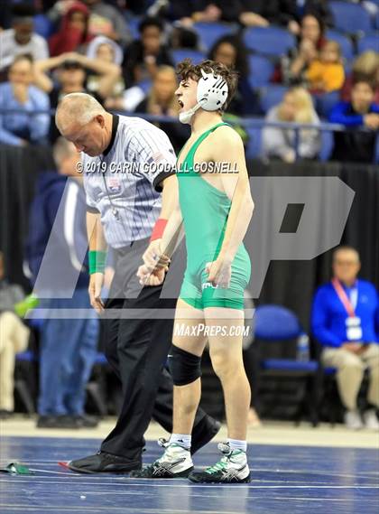 Thumbnail 3 in NCHSAA State 4A Wrestling Championships (Finals) photogallery.
