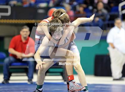 Thumbnail 3 in NCHSAA State 4A Wrestling Championships (Finals) photogallery.
