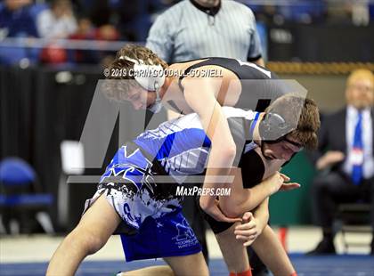 Thumbnail 3 in NCHSAA State 4A Wrestling Championships (Finals) photogallery.