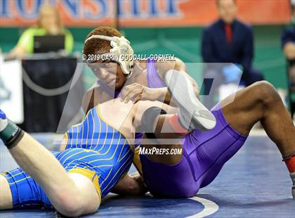 Thumbnail 3 in NCHSAA State 4A Wrestling Championships (Finals) photogallery.