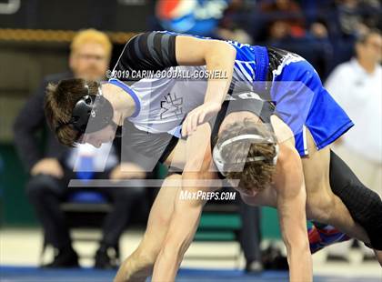 Thumbnail 2 in NCHSAA State 4A Wrestling Championships (Finals) photogallery.