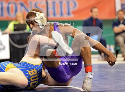 Thumbnail 1 in NCHSAA State 4A Wrestling Championships (Finals) photogallery.