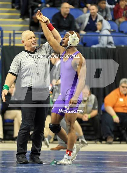 Thumbnail 2 in NCHSAA State 4A Wrestling Championships (Finals) photogallery.