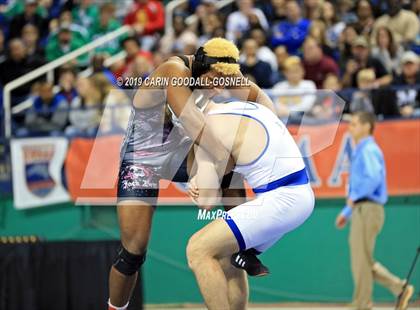 Thumbnail 3 in NCHSAA State 4A Wrestling Championships (Finals) photogallery.